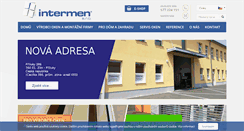 Desktop Screenshot of intermen.cz