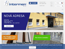 Tablet Screenshot of intermen.cz